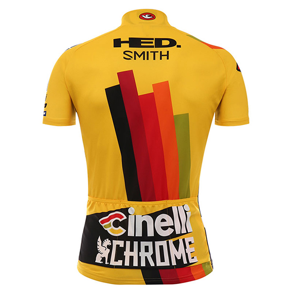 2017 Maglia Cinelli Chrome Training giallo - Clicca l'immagine per chiudere